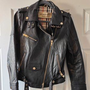 Women's Burberry Leather Jacket